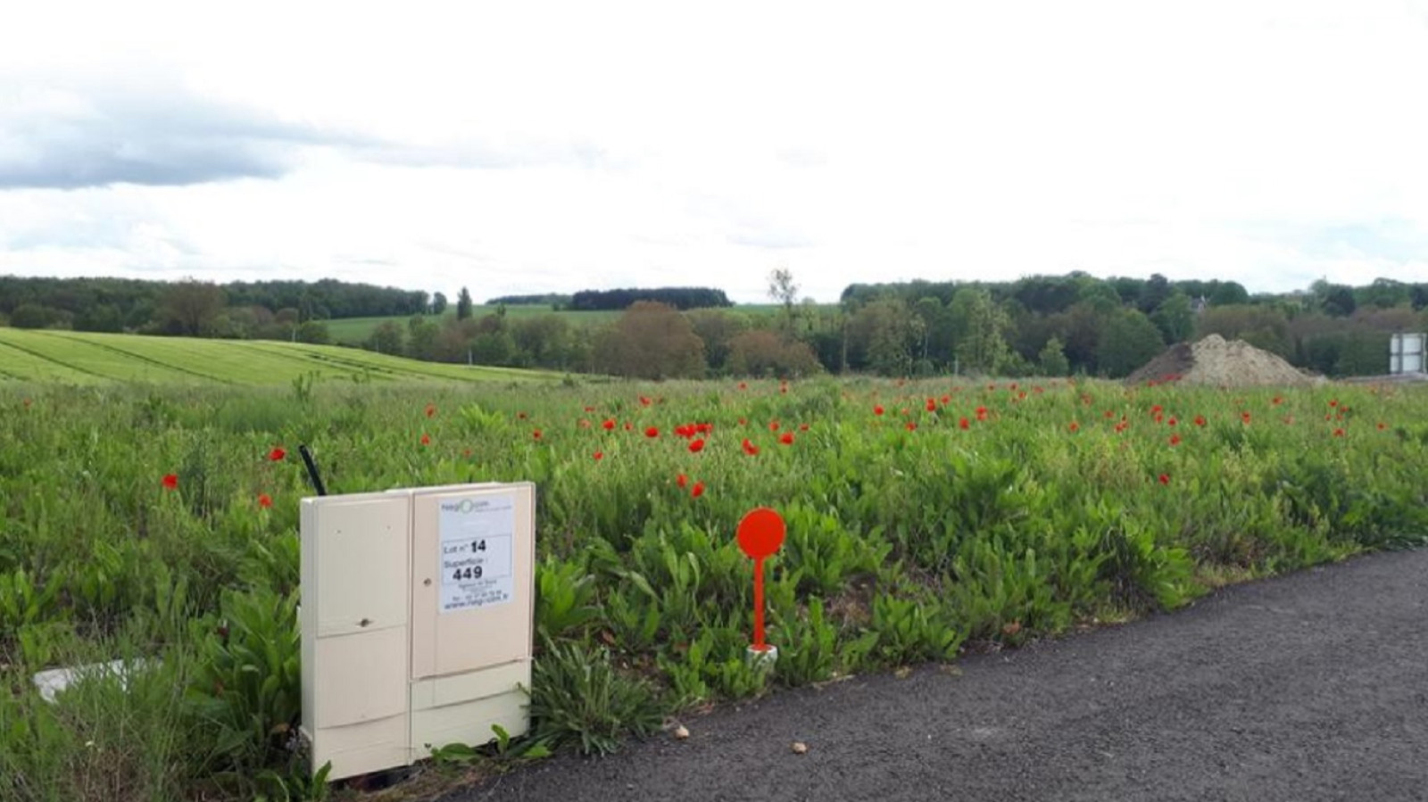 Terrain constructible de 480m2 à Sainte-Maure-de-Touraine