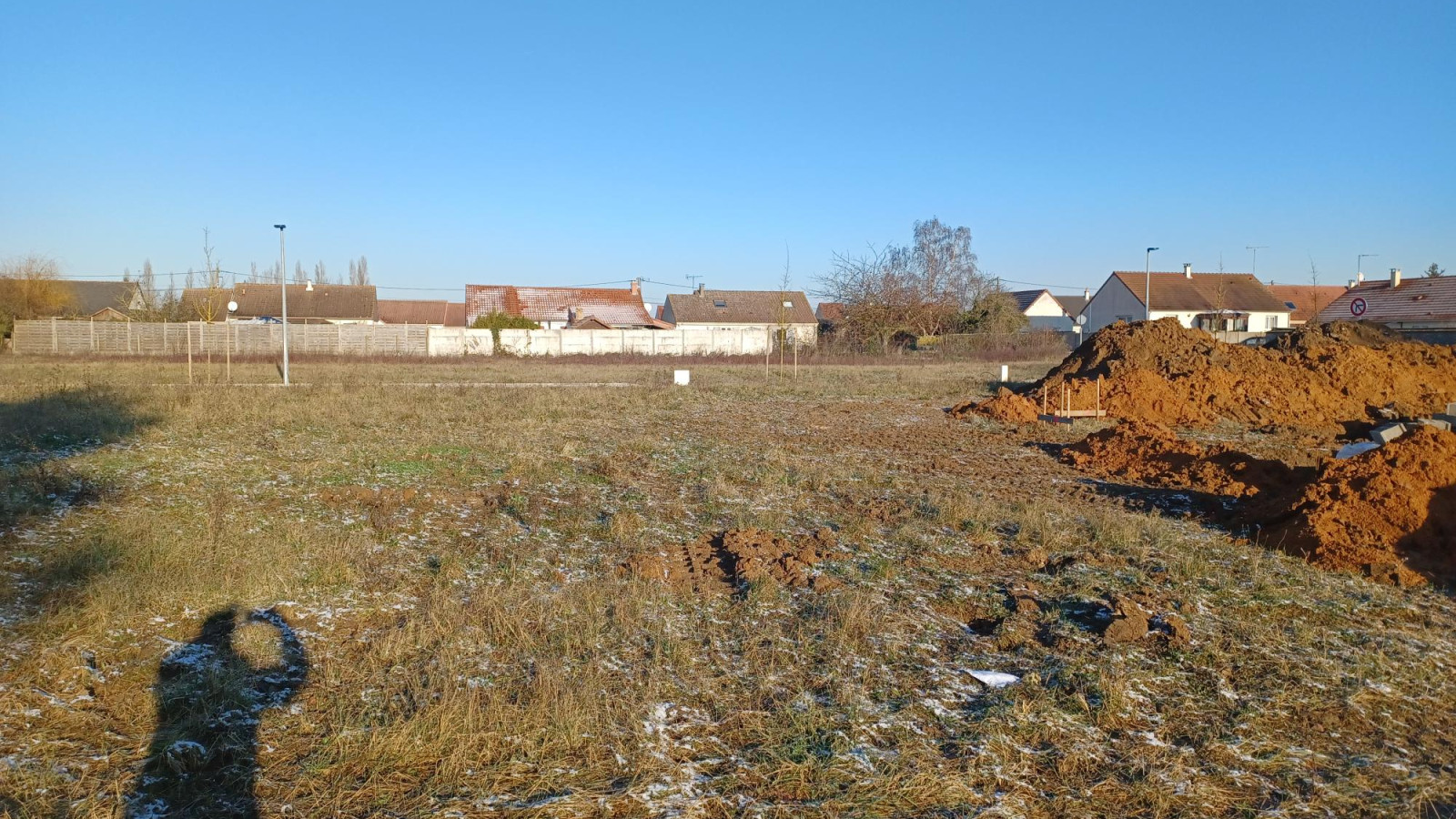 Terrain constructible de 600m2 à Bricy