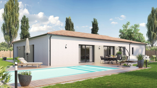 Maison neuve à Beaupréau-en-Mauges avec 3 chambres sur terrain de 365m2 - image 2