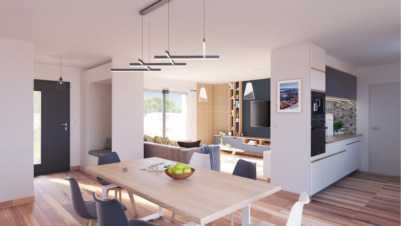 Maison neuve à La Ménitré avec 4 chambres sur terrain de 544m2 / image 3