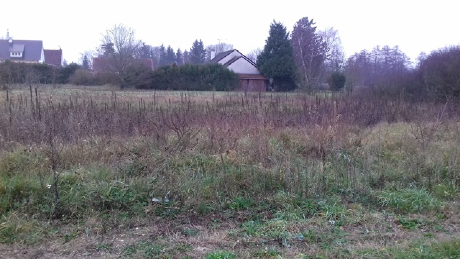 Terrain constructible de 2570m2 à Chapelon