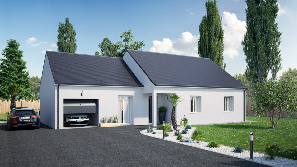 Maison neuve à Traînou avec 4 chambres sur terrain de 503m2 - image 1