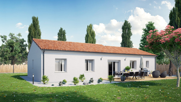 Maison neuve à La Trimouille avec 4 chambres sur terrain de 939m2 - image 2