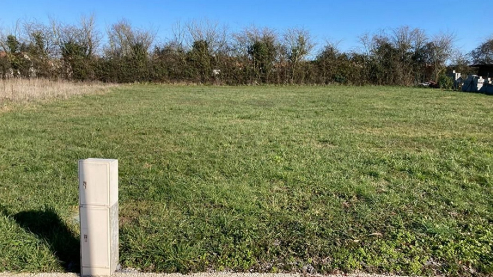 Terrain constructible de 583m2 à Pleumartin