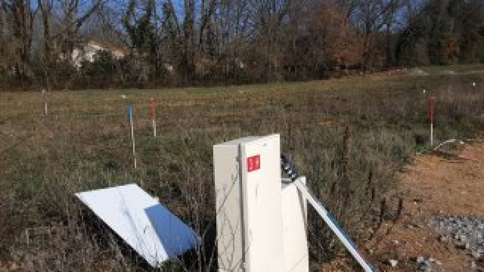 Terrain constructible de 583m2 à Buxeuil