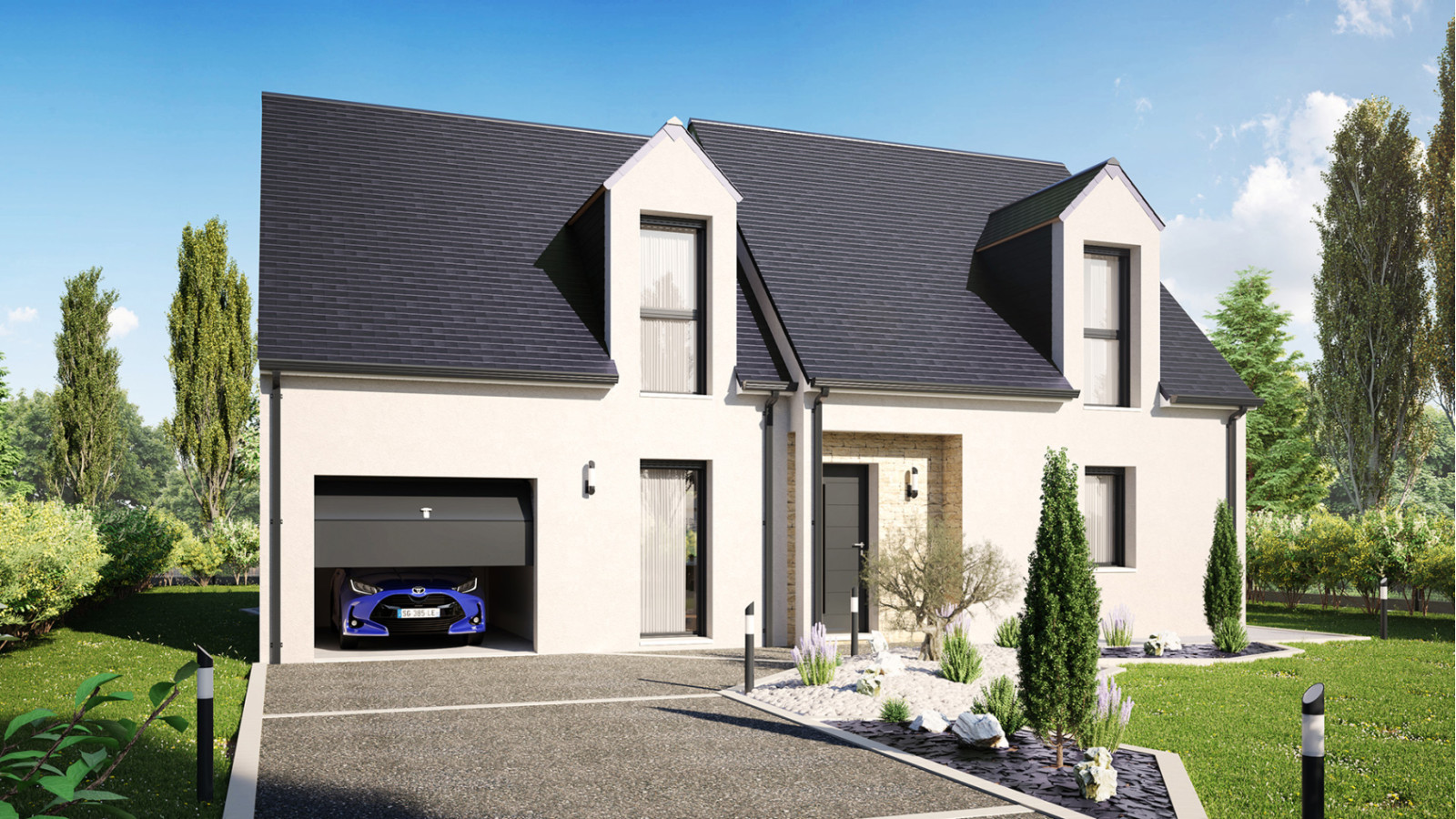 Maison neuve à Les Ponts-de-Cé avec 5 chambres sur terrain de 400m2 / image 2