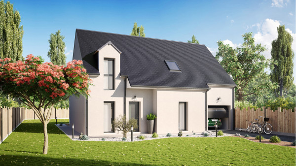 Maison neuve à Feneu avec 4 chambres sur terrain de 461m2 - image 1
