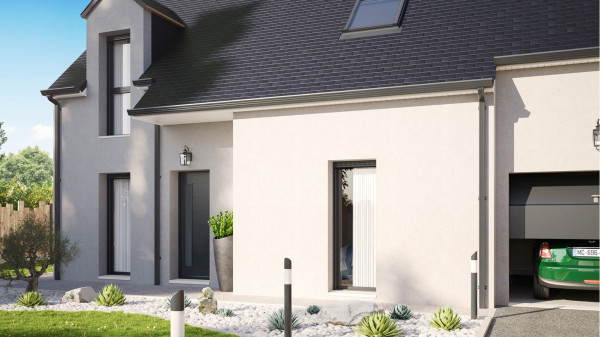 Maison neuve à Feneu avec 4 chambres sur terrain de 461m2 - image 3