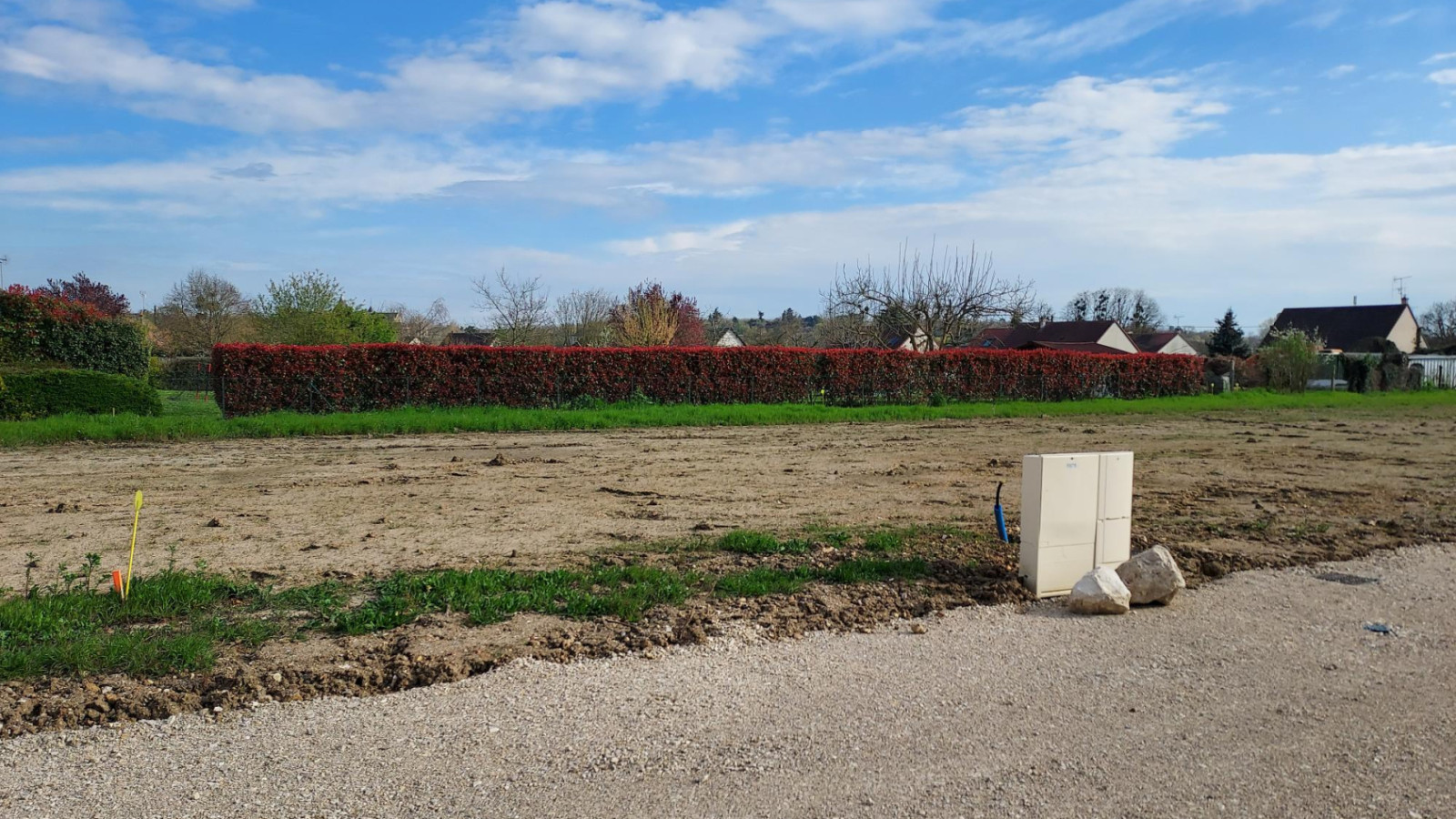 Terrain constructible de 415m2 à Châteaudun