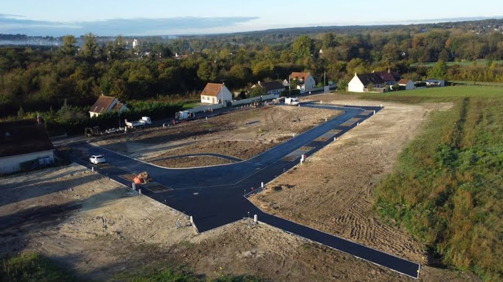 Terrain constructible de 404m2 à La Chapelle-Saint-Mesmin