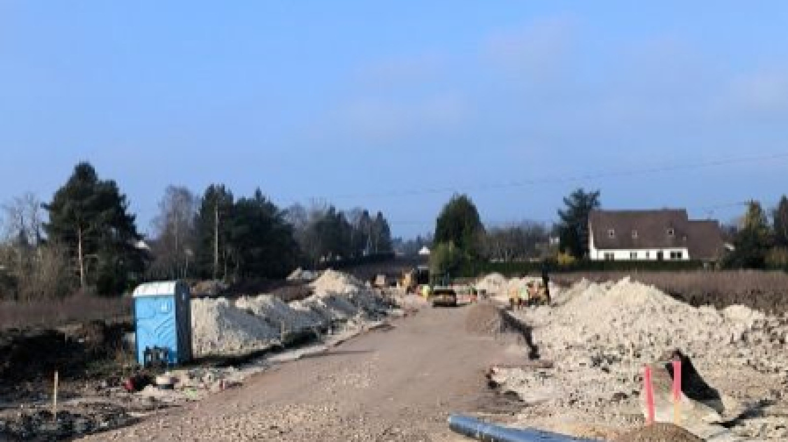 Terrain constructible de 577m2 à Rebréchien