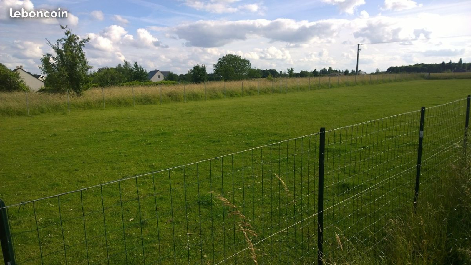 Terrain constructible de 562m2 à Lignières-de-Touraine