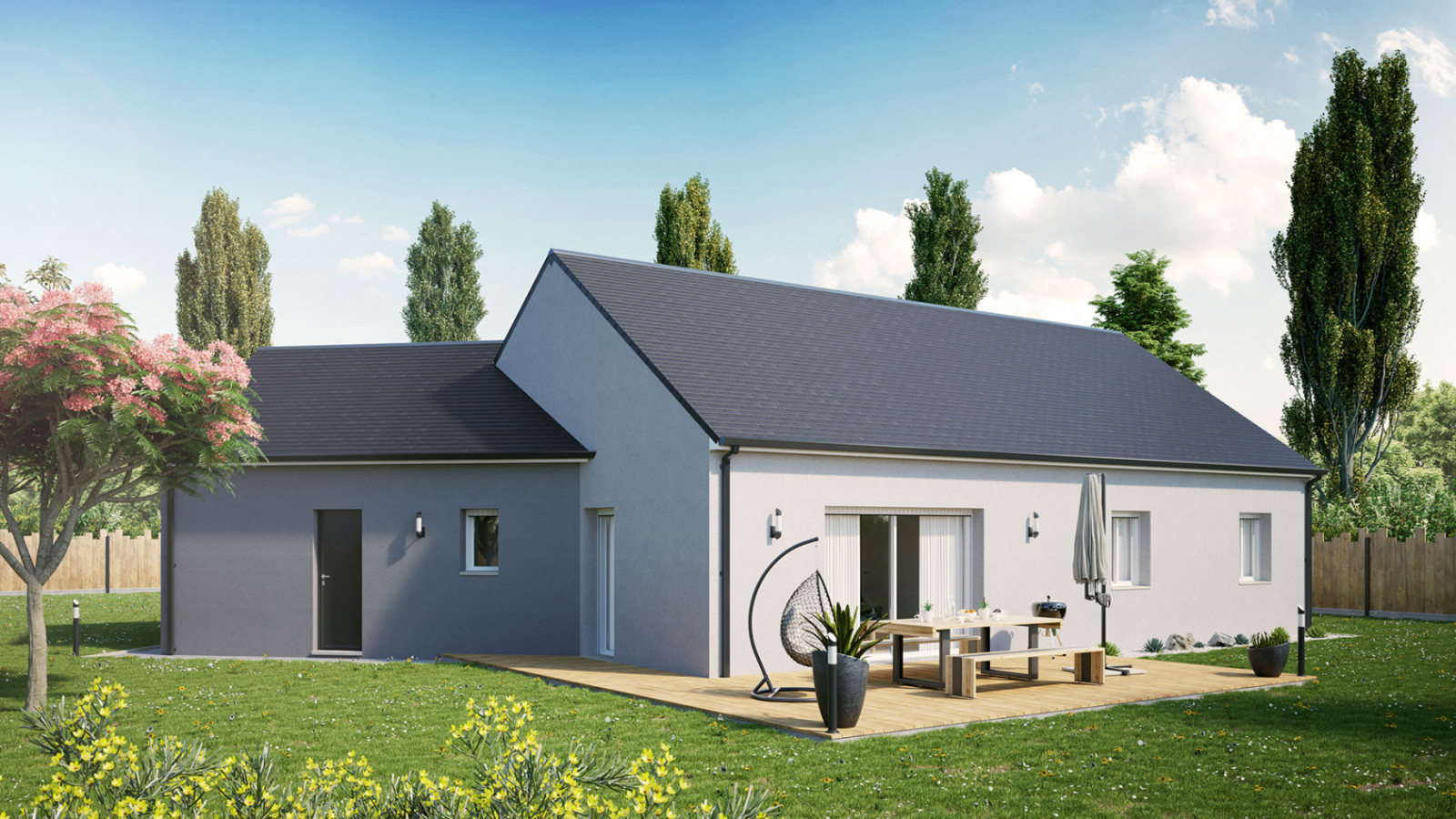 Maison neuve à La Roche-Clermault avec 3 chambres sur terrain de 852m2 / image 3