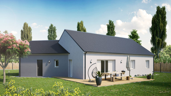 Maison neuve à La Roche-Clermault avec 3 chambres sur terrain de 852m2 - image 2