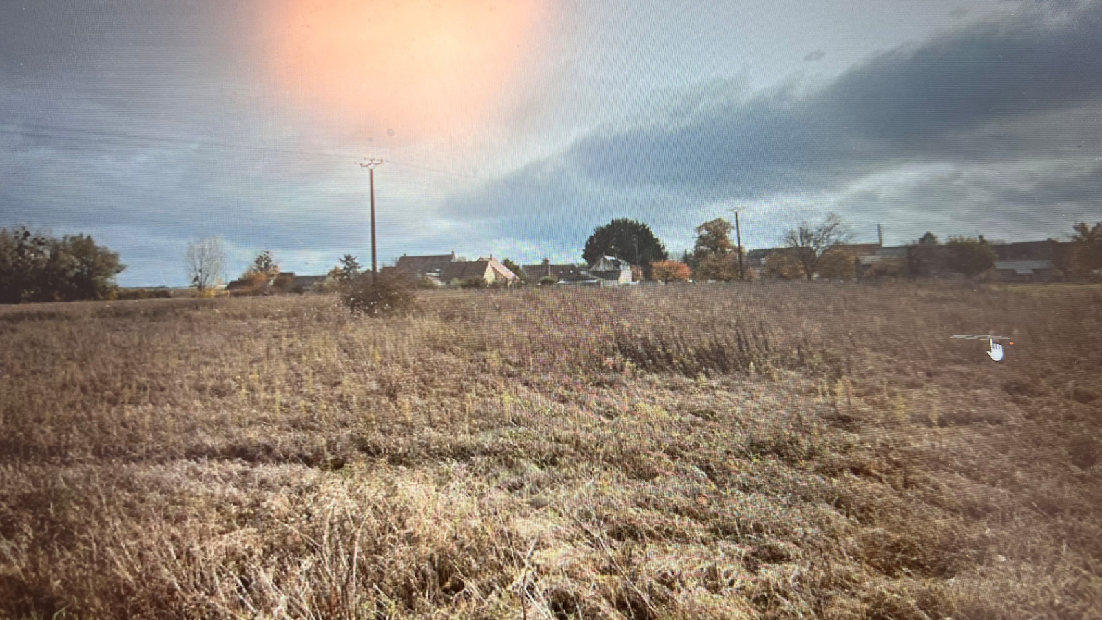 Terrain constructible de 508m2 à Manthelan
