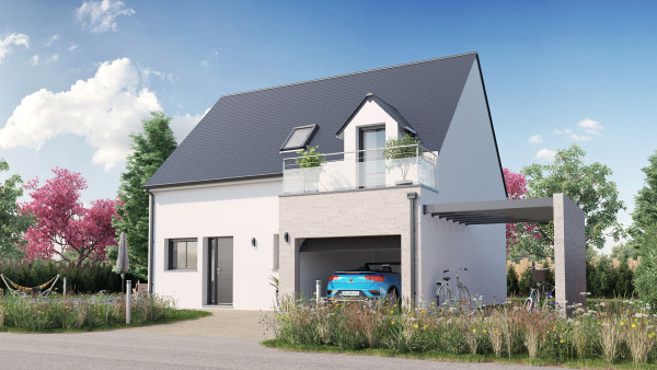 Maison neuve à Fleury-les-Aubrais avec 2 chambres sur terrain de 300m2 - image 1
