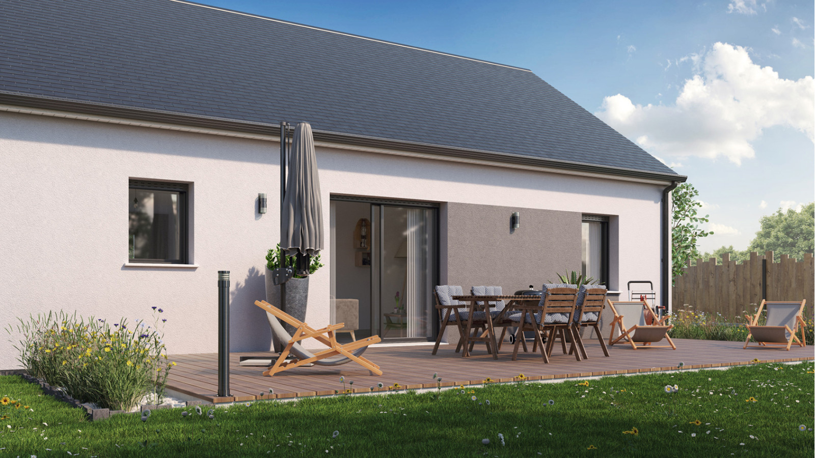 Maison neuve à Les Ponts-de-Cé avec 2 chambres sur terrain de 400m2 / image 3