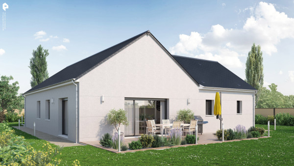 Maison neuve à La Ferté-Saint-Aubin avec 4 chambres sur terrain de 400m2 - image 1