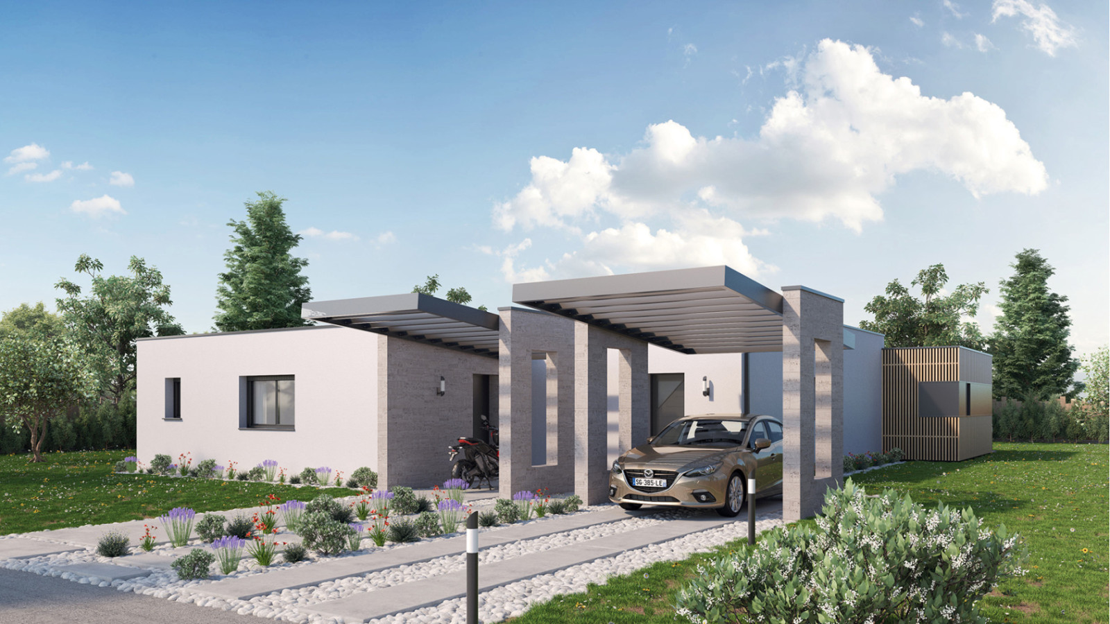 Maison neuve à Mozé-sur-Louet avec 4 chambres sur terrain de 500m2 / image 2