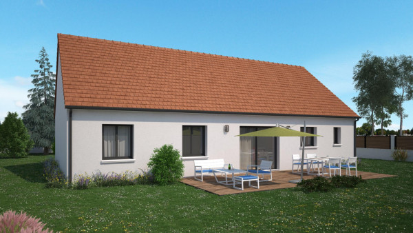 Maison neuve à Meung-sur-Loire avec 3 chambres sur terrain de 352m2 - image 1