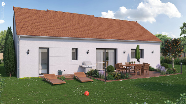 Maison neuve à La Ferté-Saint-Aubin avec 3 chambres sur terrain de 500m2 - image 1