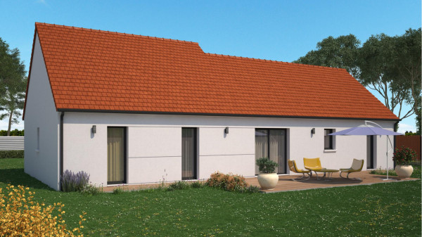 Maison neuve à Blois avec 4 chambres sur terrain de 900m2 - image 1