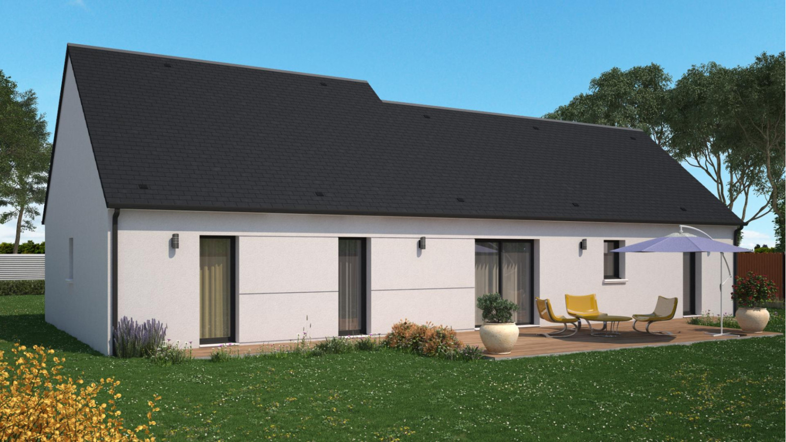 Maison neuve à La Ménitré avec 4 chambres sur terrain de 544m2 / image 2