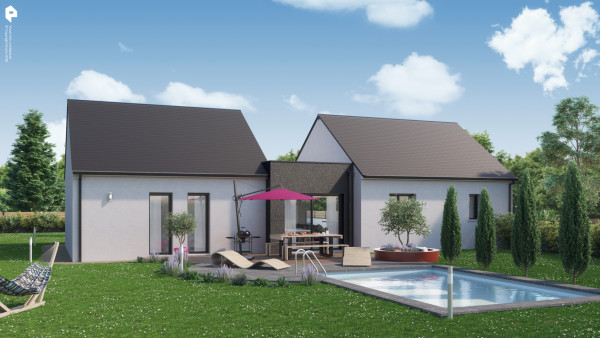 Maison neuve à Beaulieu-lès-Loches avec 4 chambres sur terrain de 925m2 - image 1