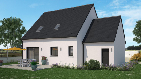 Maison neuve à Blois avec 4 chambres sur terrain de 900m2 - image 1