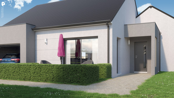 Maison neuve à Montsoreau avec 3 chambres sur terrain de 572m2 - image 2