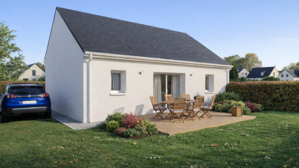 Maison neuve à Les Ponts-de-Cé avec 2 chambres sur terrain de 400m2 - image 2