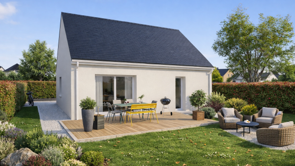 Maison neuve à La Ménitré avec 1 chambres sur terrain de 544m2 - image 2