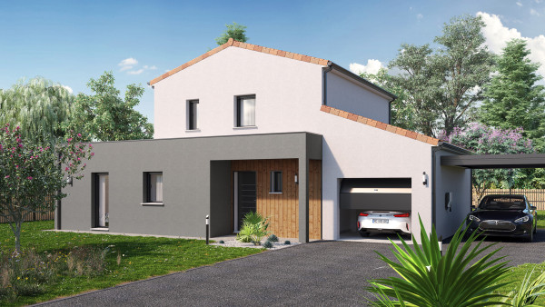 Maison neuve à Chemillé-en-Anjou avec 4 chambres sur terrain de 759m2 - image 2