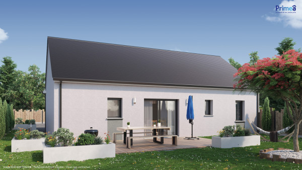 Maison neuve à La Croix-en-Touraine avec 3 chambres sur terrain de 626m2 - image 2