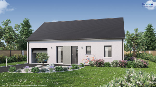 Maison neuve à La Croix-en-Touraine avec 2 chambres sur terrain de 436m2 - image 1