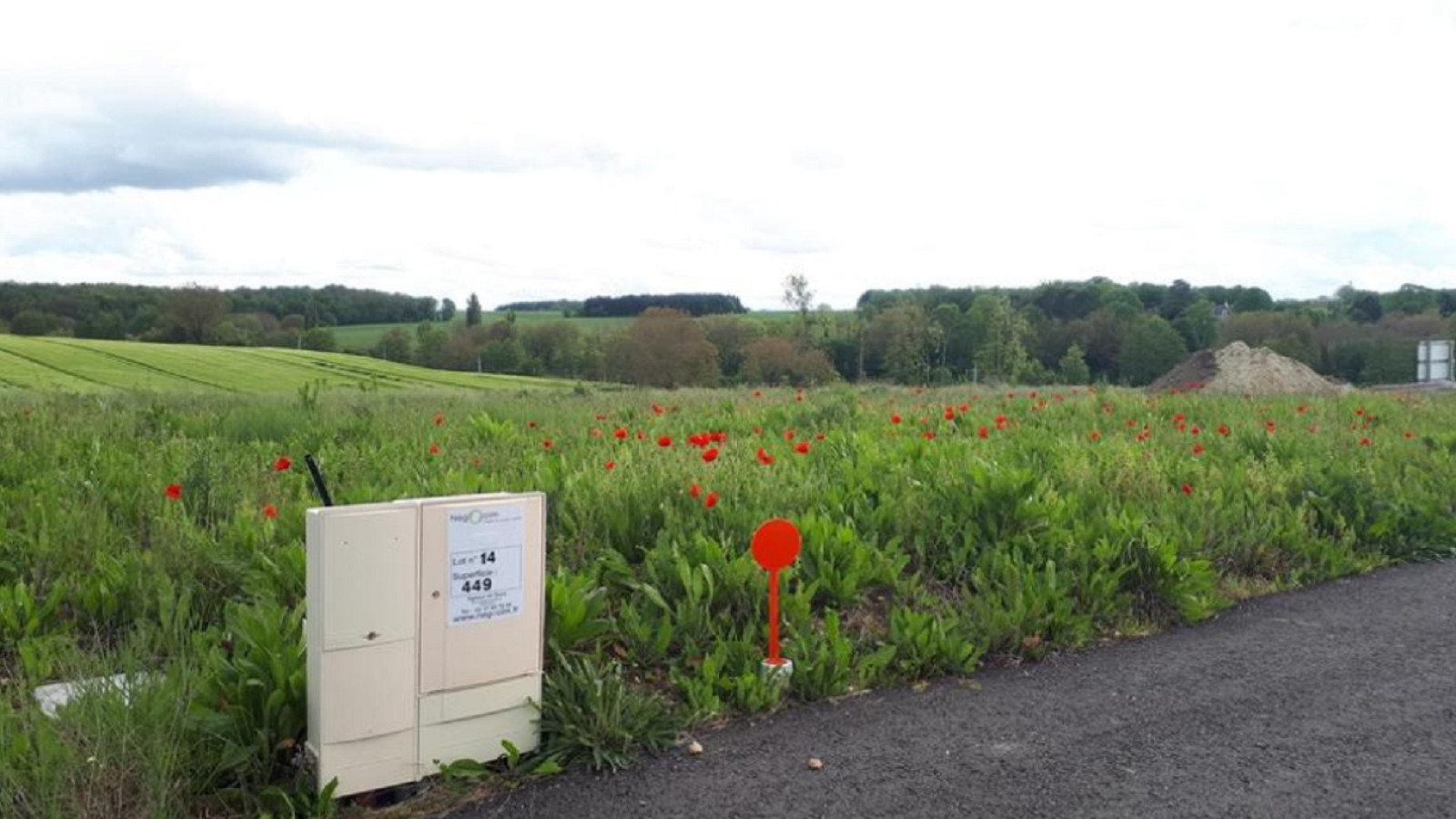 Terrain constructible de 534m2 à Sainte-Maure-de-Touraine