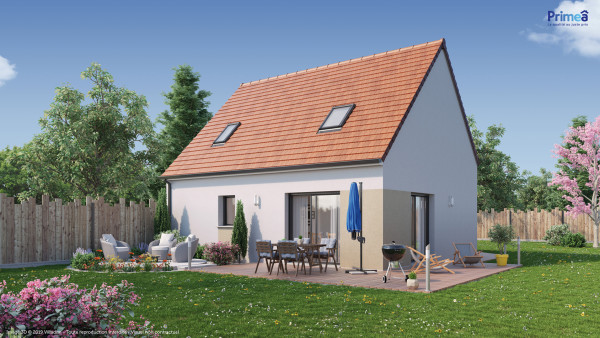 Maison neuve à La Croix-en-Touraine avec 4 chambres sur terrain de 626m2 - image 1