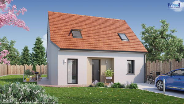 Maison neuve à La Croix-en-Touraine avec 4 chambres sur terrain de 626m2 - image 2