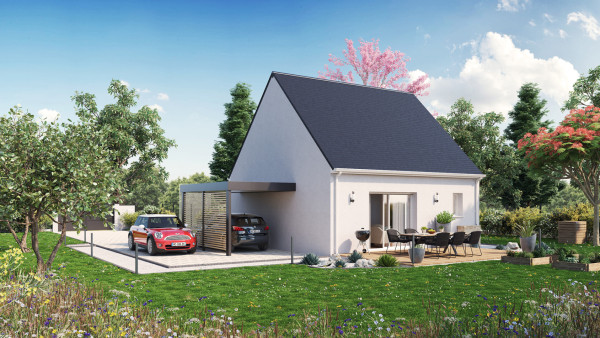 Maison neuve à La Croix-en-Touraine avec 1 chambres sur terrain de 436m2 - image 2