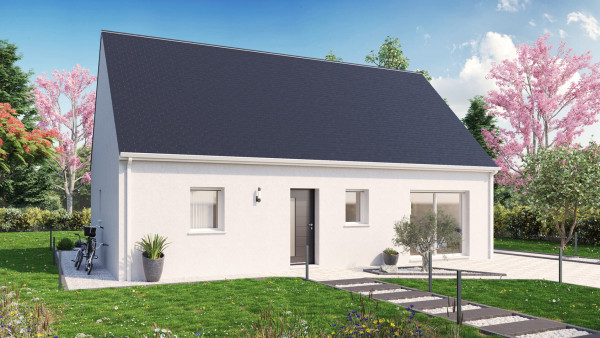 Maison neuve à La Croix-en-Touraine avec 2 chambres sur terrain de 626m2 - image 1