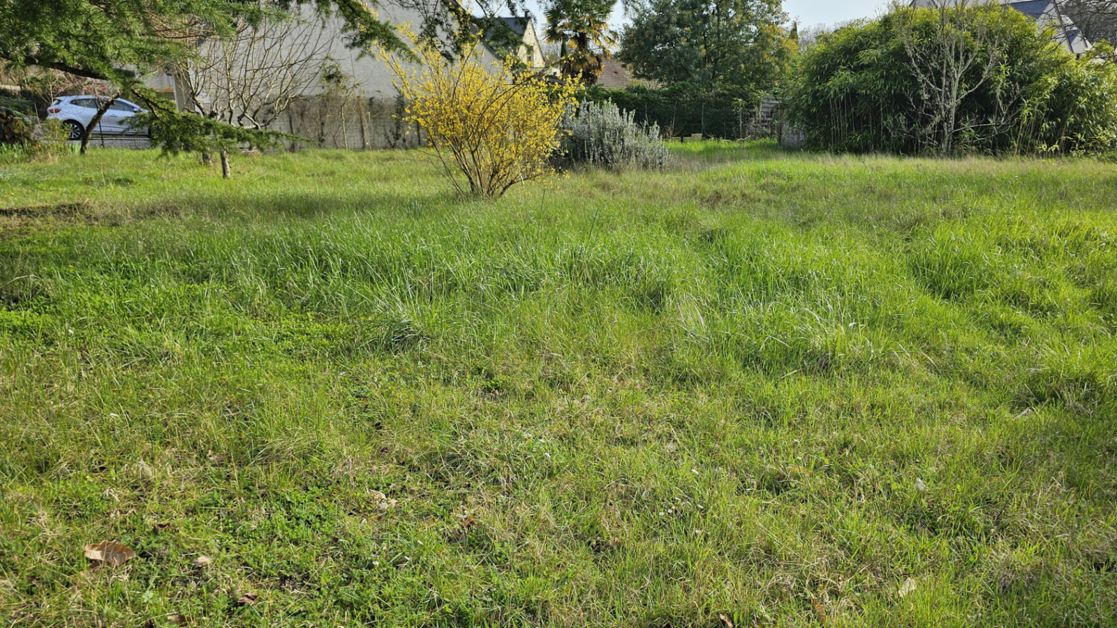 Terrain constructible de 606m2 à Saint-Cyr-sur-Loire